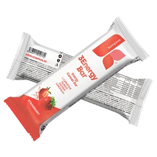 3Energy Bar karton 32 szt, truskawka- polewa jogurtowa - Produkty energetyczne i izotoniki - miniaturka - grafika 1