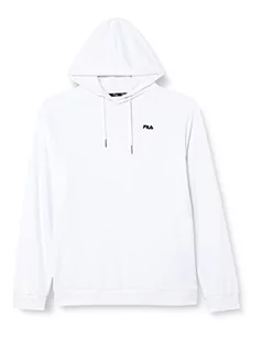 FILA Męska bluza z kapturem raglanowa, jasna biel, M, Bright White, M - Bluzy męskie - miniaturka - grafika 1