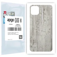 Folie ochronne do telefonów - Folia naklejka skórka strukturalna na TYŁ do Apple iPhone 11 Pro Max -  Beton Srebrne Paski - apgo SKINS - miniaturka - grafika 1