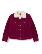 Kurtki damskie - Lee Damska kurtka Sherpa Rider JKT Denim, FOXY VIOLET, XS - miniaturka - grafika 1