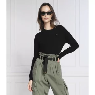 Pinko Kaszmirowy sweter Frisbi | Regular Fit - Swetry damskie - miniaturka - grafika 1