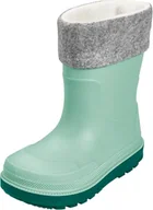 Kalosze damskie - Playshoes Dziecięce kalosze przeciwdeszczowe, uniseks, z podszewką, Zielone skarpety, 27 EU - miniaturka - grafika 1