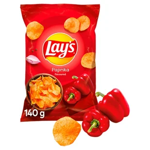 Lays - Chipsy ziemniaczane o smaku papryki - Chipsy - miniaturka - grafika 1