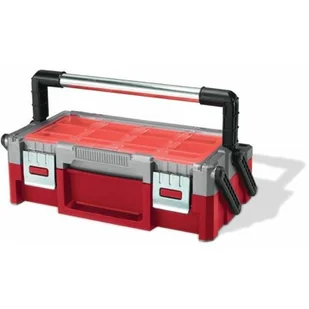 KETER Skrzynka narzędziowa 18 przegródek Cantilever 18" czarna 237006 - Skrzynki i torby narzędziowe - miniaturka - grafika 1