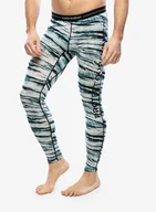 Kalesony - Legginsy termoaktywne Icebreaker Merino 200 Oasis Leggings POW AOP - snow aop - miniaturka - grafika 1