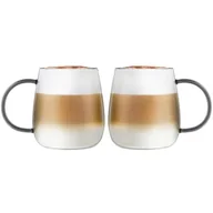 Szklanki - Vialli Design Komplet szklanek z szarym uchem Bolla 1159 2 x 400 ml - miniaturka - grafika 1
