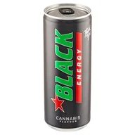 Napoje energetyczne i izotoniczne - Black Energy Cannabis Gazowany napój energetyzujący 250 ml - miniaturka - grafika 1