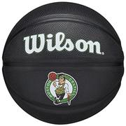 Koszykówka - Wilson Team Tribute Boston Celtics Mini Ball WZ4017605XB, uniseks, czarne, 3 EU - miniaturka - grafika 1