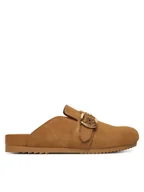 Klapki i japonki damskie - Guess Klapki FLPGAL ESU06 Brązowy - miniaturka - grafika 1