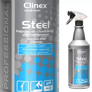 Clinex Steel - 1L - Czyszczenie stali nierdzewnej - Środki do kuchni i łazienki - miniaturka - grafika 1