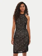 Sukienki - Guess Sukienka koktajlowa New Liza W4YK0K KC760 Czarny Bodycon Fit - miniaturka - grafika 1