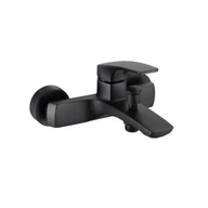 Baterie wannowe i prysznicowe - Valvex Bateria wannowa Costa czarna - miniaturka - grafika 1