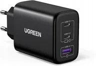 Ładowarki do telefonów - ŁADOWARKA 3-PORTOWA USB-C + USB UGREEN CD275 SZYBKIE ŁADOWANIE PD QC 65W - miniaturka - grafika 1