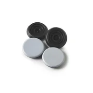 Akcesoria do instrumentów klawiszowych - 632100 Podstawek pod pianino czarny koło 50mm - miniaturka - grafika 1