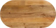 Pozostałe meble ogrodowe - vidaXL Blat stołu, 140x50x3,8 cm, owalny, lite drewno mango - miniaturka - grafika 1