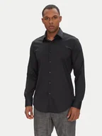 Koszule męskie - BOSS Koszula P-Hank 50503356 Czarny Slim Fit - miniaturka - grafika 1
