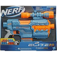 Zabawki militarne - Wyrzutnia Nerf Elite 2.0 Phoenix Hasbro CS 6 E9961 - miniaturka - grafika 1