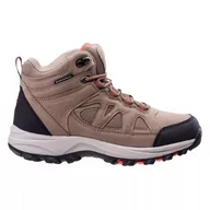 Buty sportowe damskie - Buty Hi-Tec Lamite Mid Wp W 92800442418 beżowy - miniaturka - grafika 1