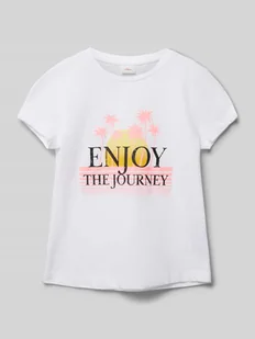 T-shirt z nadrukowanym motywem - Koszulki dla dziewczynek - miniaturka - grafika 1
