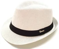 Czapki męskie - Kapelusz jackson PANAMA plażowy biały - miniaturka - grafika 1