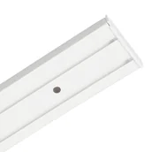 Akcesoria do wystroju okien - Podwójna szyna sufitowa PVC Yaros 200 cm Inspire - miniaturka - grafika 1