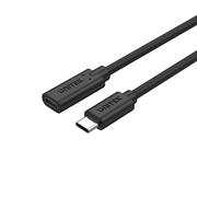 Adaptery i przejściówki - Unitek C14086BK Przedłużacz USB-C 50cm 10Gbps - miniaturka - grafika 1