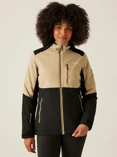 Regatta Kurtka funkcyjna "Kelora" w kolorze beżowo-czarnym - Kurtki i kamizelki sportowe damskie - miniaturka - grafika 1
