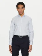 Koszule męskie - Calvin Klein Koszula K10K114314 Błękitny Slim Fit - miniaturka - grafika 1