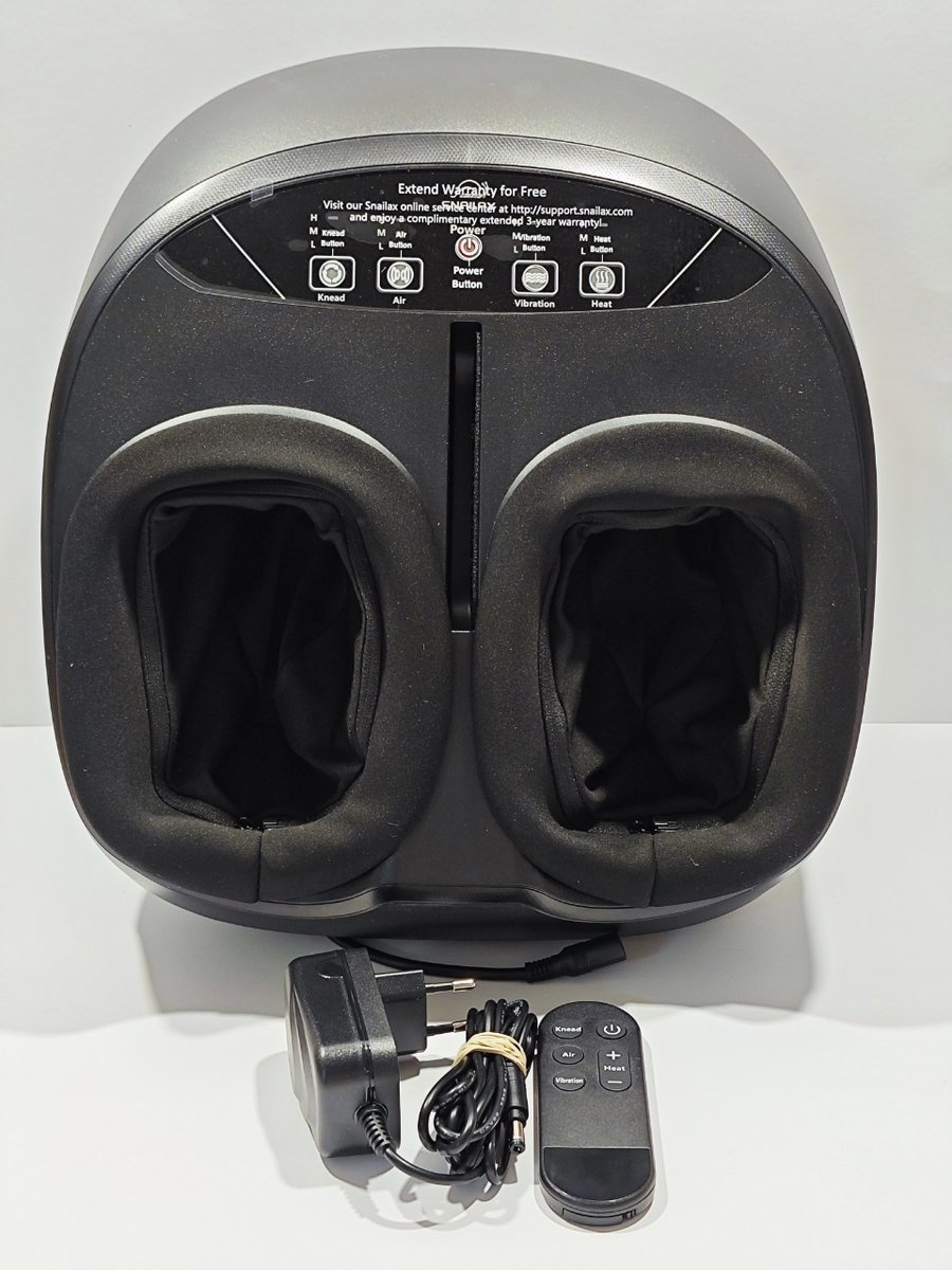 Snailax SL-527RC masażer stóp z podgrzewaniem, kompresją, wibracjami + pilot