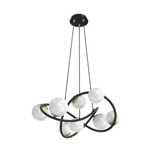 Ozdobna lampa wisząca w stylu molekuł MD4922-8-EBGN z serii NISYRO  - Lampy sufitowe - miniaturka - grafika 1