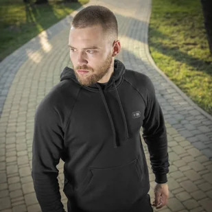 M-Tac - Bluza Hoodie Cotton Raglan - Czarna - 20483002 - Odzież taktyczna i umundurowanie - miniaturka - grafika 10