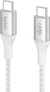 Belkin BoostCharge USBC-C 240W CABLE 1M biały - Kable USB - miniaturka - grafika 1