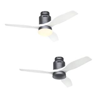 Energooszczędny wentylator sufitowy Aerodynamix Eco 112 cm bazaltowy szary / biały - Wentylatory sufitowe - miniaturka - grafika 1