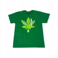 Koszulki męskie - Koszulka T-shirt męski SPENCER'S zielony napisy L - miniaturka - grafika 1