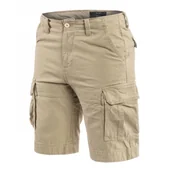 Odzież taktyczna i umundurowanie - Szorty Mil-Tec Vintage Prewash - Khaki L - miniaturka - grafika 1