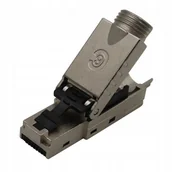 Pozostałe akcesoria sieciowe - Techly 109191 Wtyk modularny RJ45 Cat8.1 40G beznarzędziowy, STP - miniaturka - grafika 1