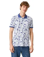 Koszulki męskie - Koton Męski T-shirt z wzorem, Niebieski design (6d1), S - miniaturka - grafika 1