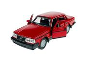 Samochody i pojazdy dla dzieci - Welly Volvo 240 Gl Czerwony 1:34 Samochód Nowy Metalowy Model - miniaturka - grafika 1