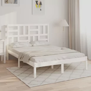Lumarko Rama łóżka, biała, lite drewno, 120x200 cm - Łóżka - miniaturka - grafika 1