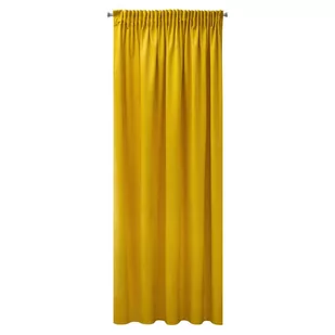 Pierre cardin Zasłona Sibel 140x270 na taśmie Musztardowa ex-pier-zas-sibel-140x270-t-muszt - Zasłony - miniaturka - grafika 1