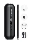 Akcesoria motoryzacyjne - CYCPLUS Pompa powietrza I50PSI elektryczna sprężarka, przenośna pompka do opon z cyfrowym wyświetlaczem LED, światło LED, akumulator litowo-jonowy 12 V, do wszystkich rowerów, motocykli i samochodów - miniaturka - grafika 1