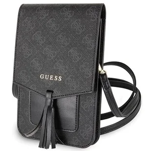 GUESS - 4G Wallet Bag for phone with Tassel - Black - Portfele GUESS - 4G Wallet Bag for phone with Tassel - Black - Portfele - miniaturka - grafika 1