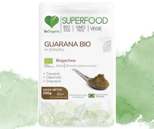 GUARANA bio proszek 200g ALINESS - Suplementy naturalne - miniaturka - grafika 1