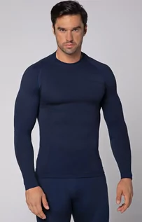 Koszulki sportowe męskie - SPAIO D/R PLAY bluzka termoaktywna, Kolor granatowy, Rozmiar L, Spaio - grafika 1