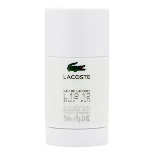 Lacoste Eau de Lacoste L.12.12 Blanc dezodorant sztyft  75 ml - Dezodoranty i antyperspiranty męskie - miniaturka - grafika 1
