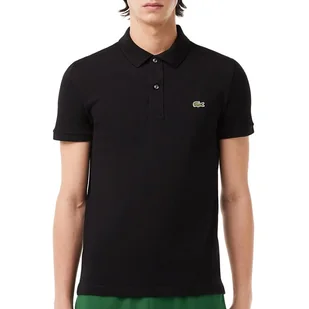 Koszulka Lacoste PH4012-031 - czarna - Koszulki męskie - miniaturka - grafika 1