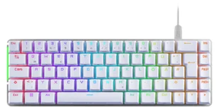 ASUS ROG Falchion Ace WHT klawiatura Gaming USB QWERTZ Niemiecki Biały Klawiatura Gamingowa 90MP0346-BKDA11 - Klawiatury - miniaturka - grafika 1