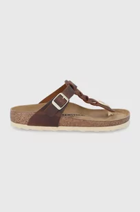 Birkenstock Japonki skórzane Gizeh Braided - Klapki i japonki damskie - miniaturka - grafika 1