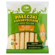 Chipsy - Carrefour Classic Pałeczki kukurydziane z kasza jaglaną 60 g - miniaturka - grafika 1