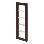 Meble kosmetyczne - KUBIK Regał fryzjerski Rodzaj płyty: Płyta Laminowana - miniaturka - grafika 1